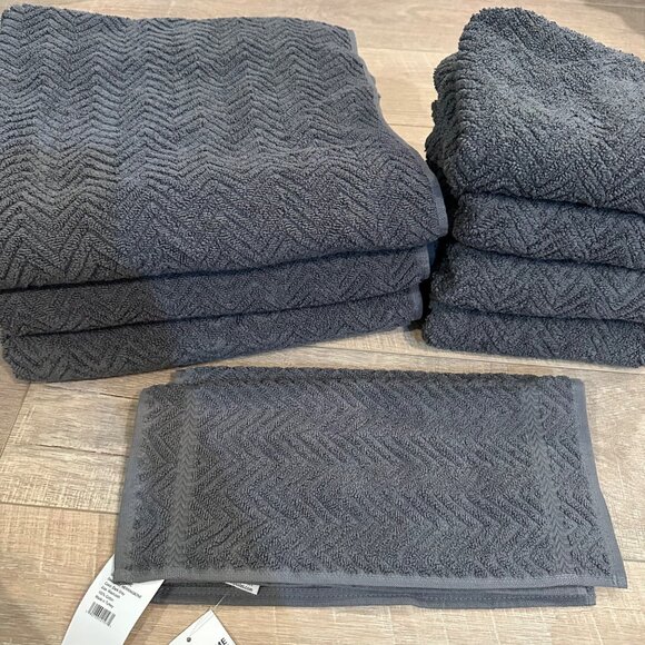 LINUM GRAY HOME BATH TOWEL SET NEW - Picture 4 of 8